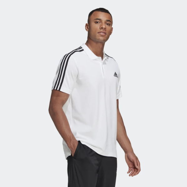 ADIDAS AEROREADY ESSENTIALS PIQUÉ EMBROIDERED SMALL LOGO 3-STRIPES POLO GK9138