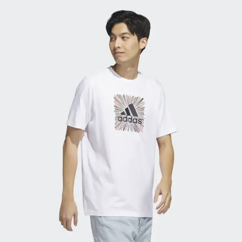 ADIDAS SPORT OPTIMIST SUN LOGO SPORTSWEAR GRAPHIC TEE (SHORT SLEEVE)SS23 1