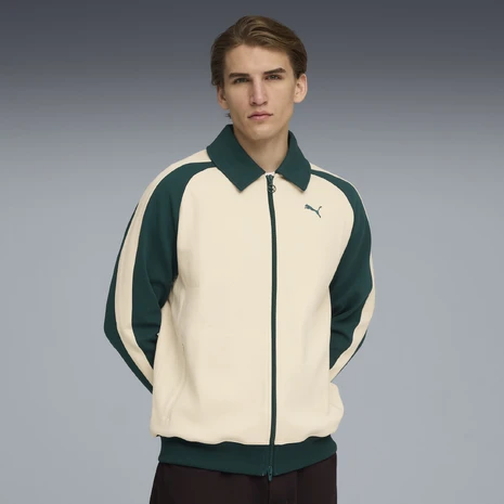 PUMA Толстовка T7 Relaxed Wing Collar Jacquard DK AW25 63299487